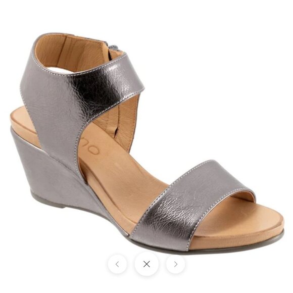 Bueno Leather Wedge Ida Sandal - Size 39 US (8.5) - Picture 1 of 10